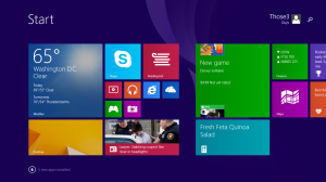 Surface Start Screen